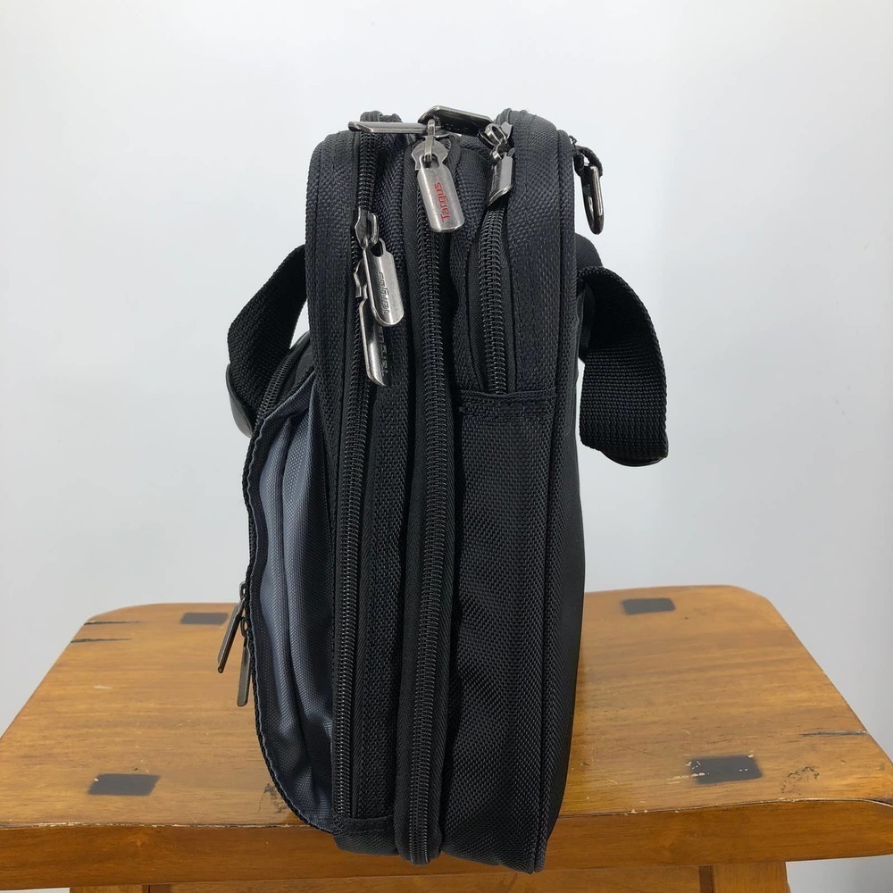 Targus Laptop Case Checkpoint Friendly Air Traveler Black Shoulder Strap Bag - Picture 6 of 14